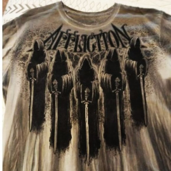 Mens Affliction Vintage . Signature Series-541